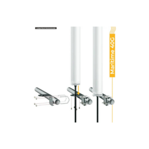 Pepwave 40G dual 5G marine antenna (high-performance dual antenna unit)