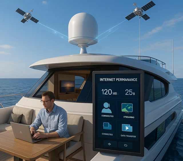 Satellite Internet for Yachts