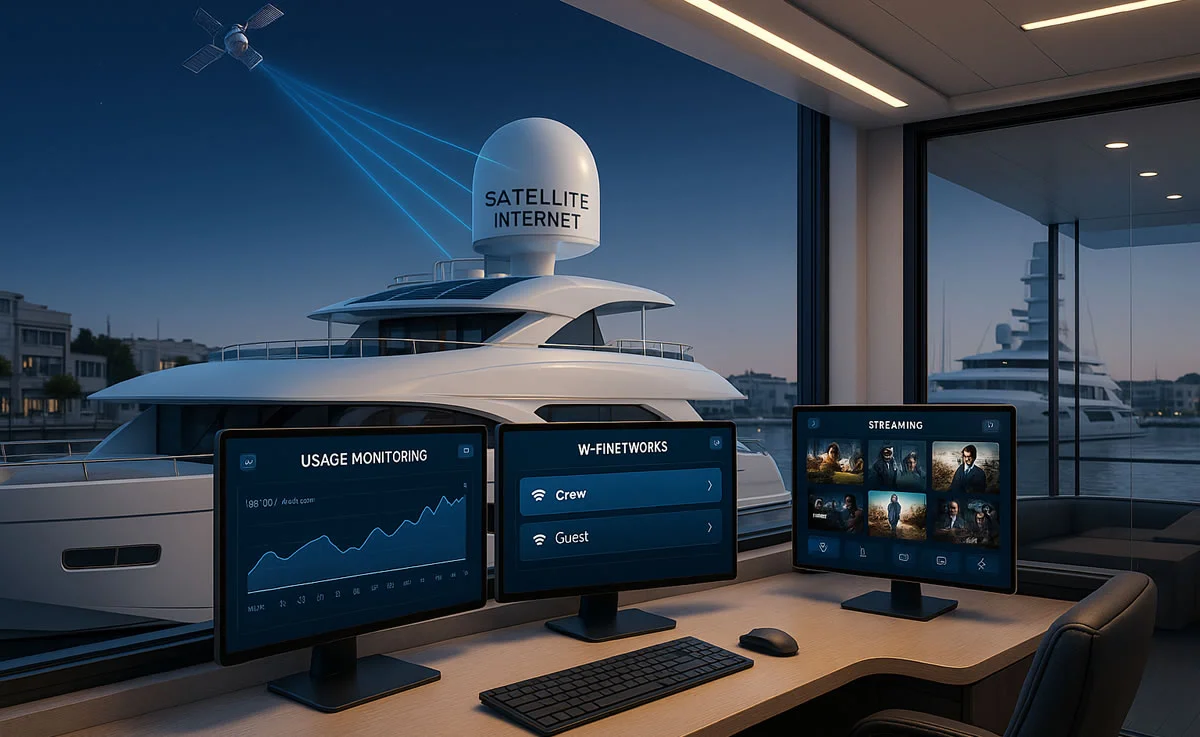 Satellite Internet for Yachts