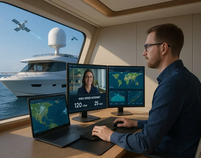 Satellite Internet for Yachts