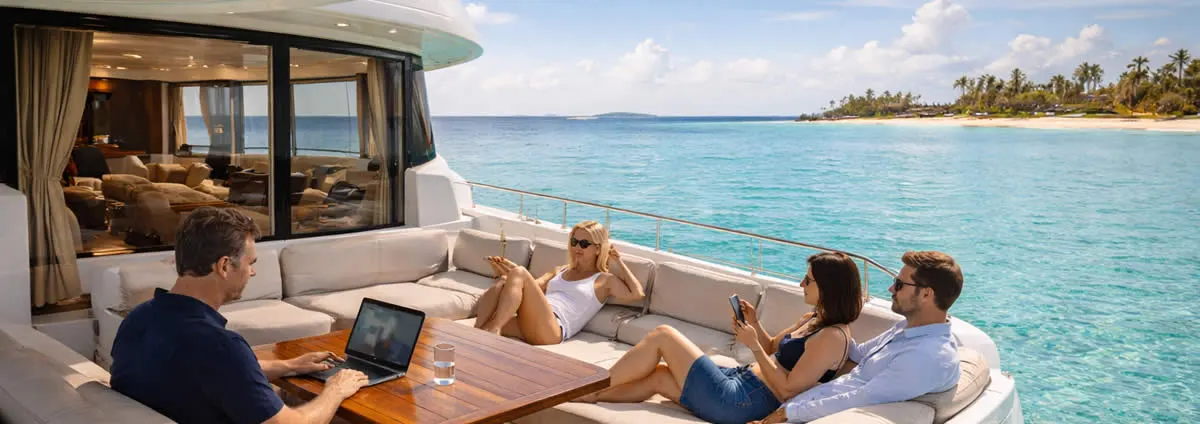 Types of Maritime Internet Used on Yachts in Florida