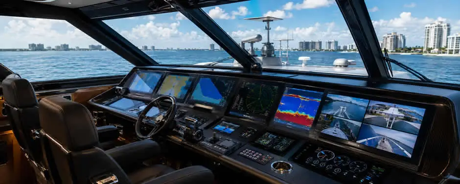 Starlink integrated into a professionally designed yacht network in Fort Lauderdale