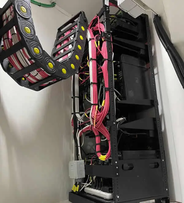110 ft yacht at dock in Fort Lauderdale with upgraded hybrid internet system